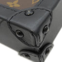 ルイヴィトン LOUIS VUITTON ポシェット トランク ヴェルティカル M63913 モノグラム モノグラムキャンバス レザー ショルダーバッグ ゴールド金具 茶 黒