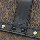 ルイヴィトン LOUIS VUITTON ポシェット トランク ヴェルティカル M63913 モノグラム モノグラムキャンバス レザー ショルダーバッグ ゴールド金具 茶 黒