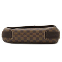 ルイヴィトン LOUIS VUITTON ブルックリンMM N51211 ダミエ ダミエキャンバス ショルダーバッグ ゴールド金具 茶