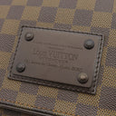 ルイヴィトン LOUIS VUITTON ブルックリンMM N51211 ダミエ ダミエキャンバス ショルダーバッグ ゴールド金具 茶