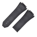 ウブロ HUBLOT スピリットオブビッグバン 601用 クロコ×ラバーバンド ブラック クロコダイル ラバー 腕時計パーツ 純正 替え ベルト ストラップ 替え 31mm ブラック 黒