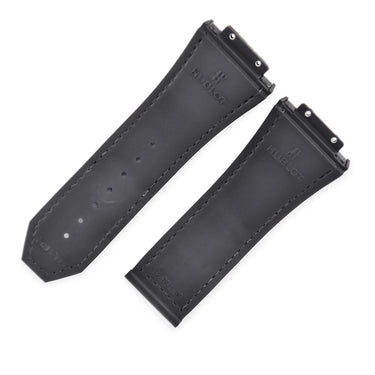 ウブロ HUBLOT スピリットオブビッグバン 601用 クロコ×ラバーバンド ブラック クロコダイル ラバー 腕時計パーツ 純正 替え ベルト ストラップ 替え 31mm ブラック 黒