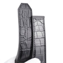 ウブロ HUBLOT スピリットオブビッグバン 601用 クロコ×ラバーバンド ブラック クロコダイル ラバー 腕時計パーツ 純正 替え ベルト ストラップ 替え 31mm ブラック 黒