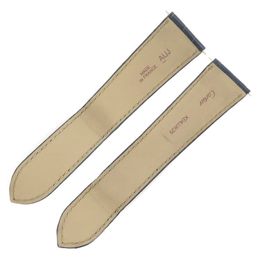 カルティエ Cartier ネイビー クロコダイル 腕時計パーツ 新品同様 純正 替え ベルト ストラップ 22ｍｍ ネイビー