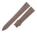 ブランパン BLANCPAIN ブラウン クロコダイル 腕時計パーツ 未使用 純正 替え クロコ バンド ベルト ストラップ 予備 本革 ワニ アリゲーター 15ｍｍ ブラウン 茶