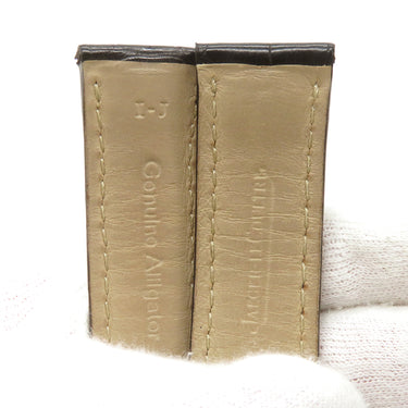 ジャガールクルト JAEGER LECOULTRE 純正 ブラック クロコダイル 腕時計パーツ 替え レザー クロコ ベルト ストラップ バンド 21mm ブラック 黒