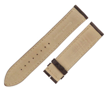 ジャガールクルト JAEGER LECOULTRE ダークブラウン クロコダイル 腕時計パーツ 純正 替え レザー クロコ ベルト ストラップ バンド 21mm ダークブラウン 茶