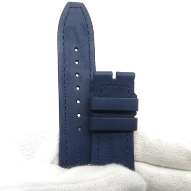 フランクミュラー FRANCK MULLER ヴァンガード V45用 クロコ×ラバーバンド ネイビー クロコダイル ラバー 腕時計パーツ 未使用 純正 ベルト バンド ストラップ 替え 28mm ネイビー 紺