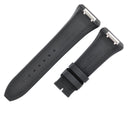 フランクミュラー FRANCK MULLER ヴァンガード V45用 クロコ×ラバーバンド ブラック クロコダイル ラバー 腕時計パーツ 純正 ベルト バンド ストラップ 替え 28mm 黒 ブラック