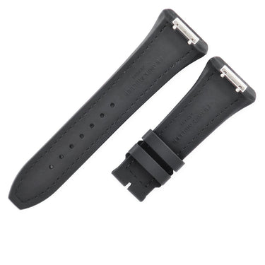 フランクミュラー FRANCK MULLER ヴァンガード V45用 クロコ×ラバーバンド ブラック クロコダイル ラバー 腕時計パーツ 純正 ベルト バンド ストラップ 替え 28mm 黒 ブラック