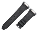 フランクミュラー FRANCK MULLER ヴァンガード V45用 クロコ×ラバーバンド ブラック クロコダイル ラバー 腕時計パーツ 純正 ベルト バンド ストラップ 替え 28mm 黒 ブラック