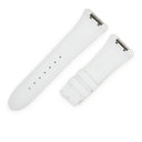 フランクミュラー FRANCK MULLER ヴァンガード V45用 クロコ×ラバーバンド ホワイト クロコダイル ラバー 腕時計パーツ 未使用 純正 ベルト バンド ストラップ 替え 28mm 白 ホワイト