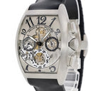 腕時計 フランクミュラー FRANCK MULLER トノウカーベックス クロノグラフ ビッグデイト 8083 CC GD FO 自動巻き メンズ シルバー