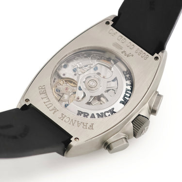腕時計 フランクミュラー FRANCK MULLER トノウカーベックス クロノグラフ ビッグデイト 8083 CC GD FO 自動巻き メンズ シルバー