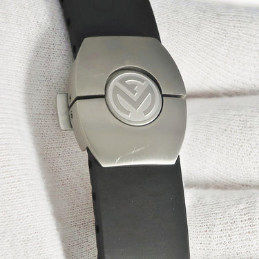 腕時計 フランクミュラー FRANCK MULLER トノウカーベックス クロノグラフ ビッグデイト 8083 CC GD FO 自動巻き メンズ シルバー