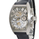 腕時計 フランクミュラー FRANCK MULLER トノウカーベックス クロノグラフ ビッグデイト 8083 CC GD FO 自動巻き メンズ シルバー