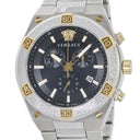 腕時計 ヴェルサーチ Versace スポーティグレカ VESO01123 クオーツ メンズ ラウンド 黒 クロノ