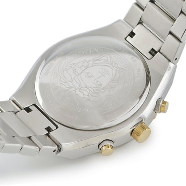 腕時計 ヴェルサーチ Versace スポーティグレカ VESO01123 クオーツ メンズ ラウンド 黒 クロノ