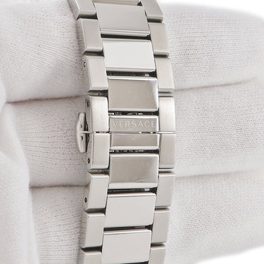 腕時計 ヴェルサーチ Versace スポーティグレカ VESO01123 クオーツ メンズ ラウンド 黒 クロノ