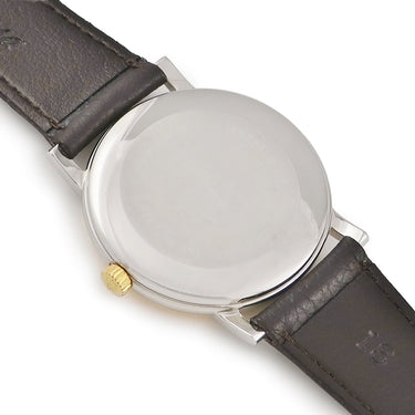 腕時計 ユリスナルダン ULYSSE NARDIN サンシアー 135-22 自動巻き メンズ K18RG×SS コンビ ホワイト ローマン デイト ラウンド