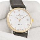 腕時計 ユリスナルダン ULYSSE NARDIN サンシアー 135-22 自動巻き メンズ K18RG×SS コンビ ホワイト ローマン デイト ラウンド