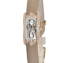 腕時計 ハリーウィンストン Harry Winston アヴェニューCミニ 332LQR クオーツ レディース K18RG無垢 純正ダイヤ スクエア