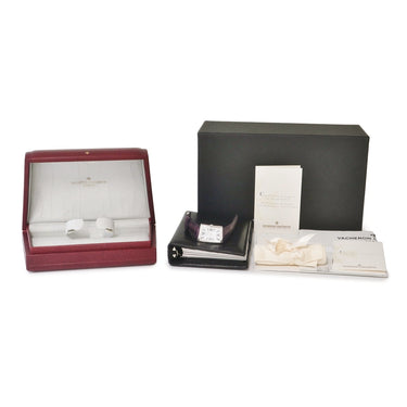 腕時計 ヴァシュロン・コンスタンタン VACHERON CONSTANTIN アシンメトリカル 1972 25021/000G クオーツ レディース K18WG無垢 シェル ローマン