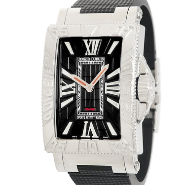 腕時計 ロジェデュブイ ROGER DUBUIS シーモア MS34 21 9 9.53 自動巻き メンズ ブラック 角型
