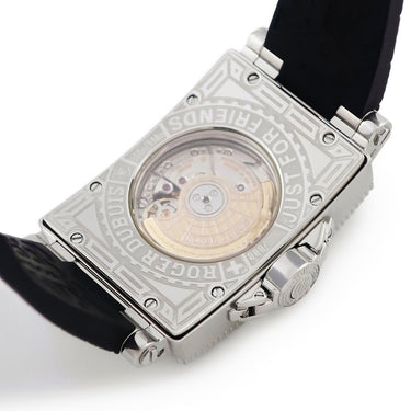 腕時計 ロジェデュブイ ROGER DUBUIS シーモア MS34 21 9 9.53 自動巻き メンズ ブラック 角型