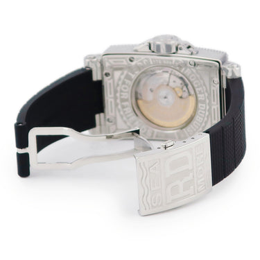 腕時計 ロジェデュブイ ROGER DUBUIS シーモア MS34 21 9 9.53 自動巻き メンズ ブラック 角型