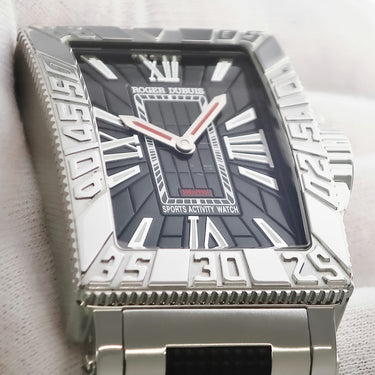 腕時計 ロジェデュブイ ROGER DUBUIS シーモア MS34 21 9 9.53 自動巻き メンズ ブラック 角型