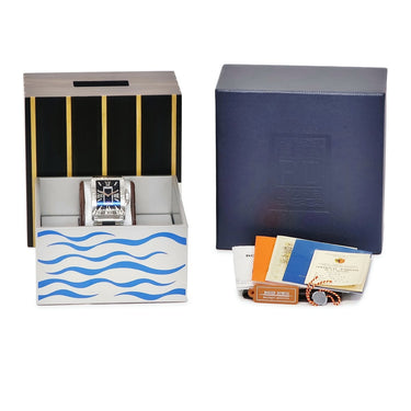 腕時計 ロジェデュブイ ROGER DUBUIS シーモア MS34 21 9 9.53 自動巻き メンズ ブラック 角型