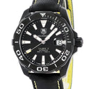 腕時計 タグホイヤー TAG Heuer アクアレーサー 300m キャリバー5 ブラックバージョン WAY218A.FC6362 自動巻き メンズ 黒PVD加工SS