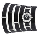 腕時計 シャネル CHANEL J12 XS 19mm H4665 クオーツ レディース 純正ダイヤモンド Wベルト 黒 エナメル