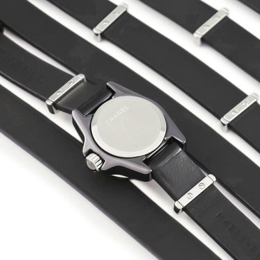 腕時計 シャネル CHANEL J12 XS 19mm H4665 クオーツ レディース 純正ダイヤモンド Wベルト 黒 エナメル