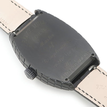 フランクミュラー FRANCK MULLER トノウカーベックス ブラッククロコ 7880SC BR BLK CRO 自動巻き メンズ 国内正規 PVD加工 トノー