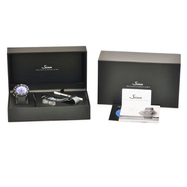 腕時計 ジン SINN MOTHER EARTH 松本零士生誕80周年記念限定モデル クロノ U1000.S 自動巻き メンズ 新同品 9時位置リューズ 限定