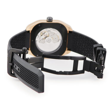 腕時計 エルメス HERMES H08 エクストララージ SP1.720 自動巻き メンズ K18PG×Ti グレー アラビア スクエア