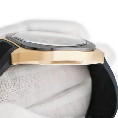 腕時計 エルメス HERMES H08 エクストララージ SP1.720 自動巻き メンズ K18PG×Ti グレー アラビア スクエア