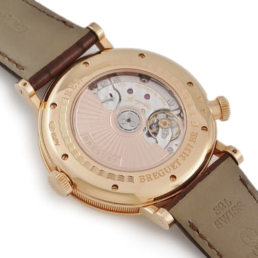 ブレゲ BREGUET クラシック オーラ ムンディ 5727BR/12/9ZU 自動巻き メンズ K18RG無垢 ローマン コインエッジ GMT