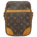 ルイヴィトン LOUIS VUITTON ダヌーブ M45266 モノグラム モノグラムキャンバス ショルダーバッグ ゴールド金具 茶 斜め掛け