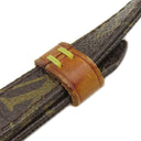 ルイヴィトン LOUIS VUITTON ダヌーブ M45266 モノグラム モノグラムキャンバス ショルダーバッグ ゴールド金具 茶 斜め掛け