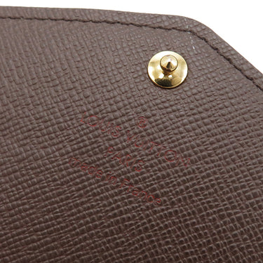 ルイヴィトン LOUIS VUITTON ポルトフォイユ サラ N63209 ダミエエベヌ ダミエキャンバス 長財布 ゴールド金具 茶 二つ折り財布