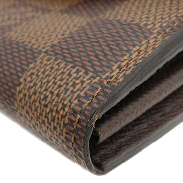 ルイヴィトン LOUIS VUITTON ポルトフォイユ サラ N63209 ダミエエベヌ ダミエキャンバス 長財布 ゴールド金具 茶 二つ折り財布