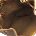 ルイヴィトン LOUIS VUITTON ミニ モンスリ M51137 モノグラム モノグラムキャンバス リュック・デイパック ゴールド金具 茶 バッグパック