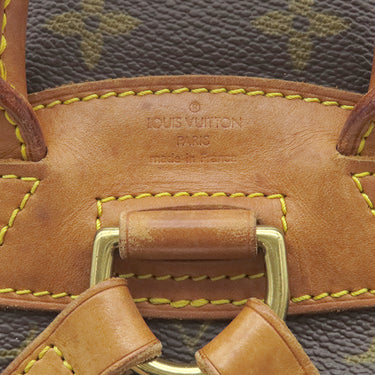 ルイヴィトン LOUIS VUITTON ミニ モンスリ M51137 モノグラム モノグラムキャンバス リュック・デイパック ゴールド金具 茶 バッグパック