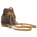 ルイヴィトン LOUIS VUITTON ミニ モンスリ M51137 モノグラム モノグラムキャンバス リュック・デイパック ゴールド金具 茶 バッグパック