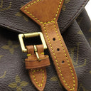 ルイヴィトン LOUIS VUITTON ミニ モンスリ M51137 モノグラム モノグラムキャンバス リュック・デイパック ゴールド金具 茶 バッグパック