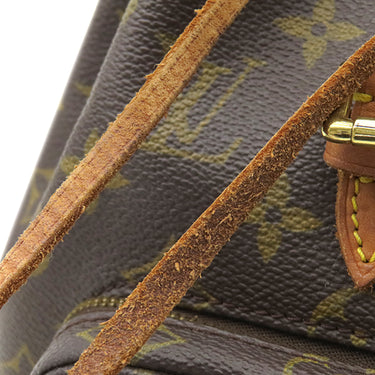 ルイヴィトン LOUIS VUITTON ミニ モンスリ M51137 モノグラム モノグラムキャンバス リュック・デイパック ゴールド金具 茶 バッグパック