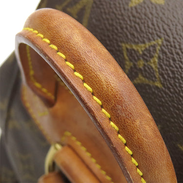 ルイヴィトン LOUIS VUITTON ミニ モンスリ M51137 モノグラム モノグラムキャンバス リュック・デイパック ゴールド金具 茶 バッグパック